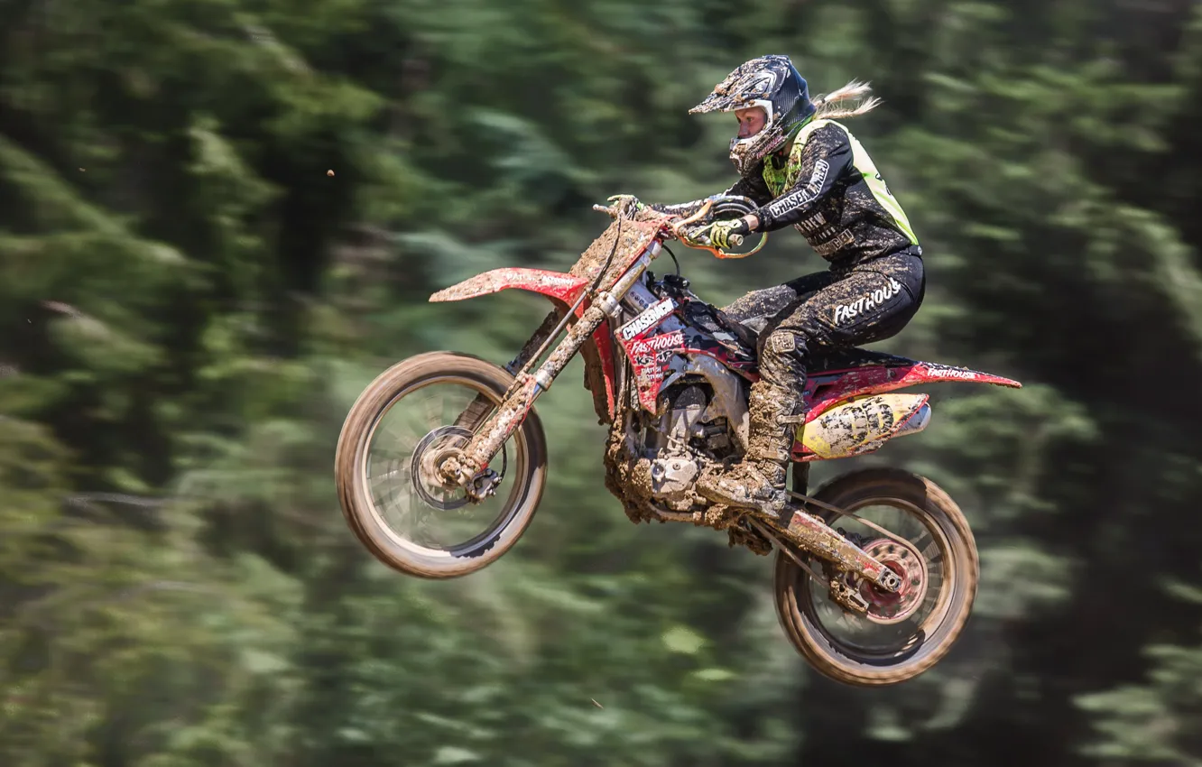 Photo wallpaper race, sport, motorcycle