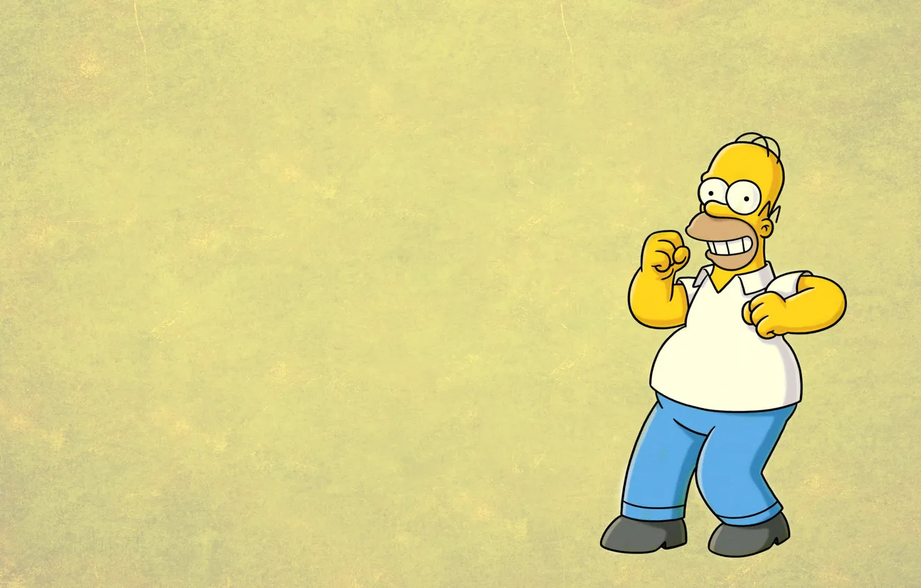 Photo wallpaper smile, The simpsons, Homer, The Simpsons, Homer