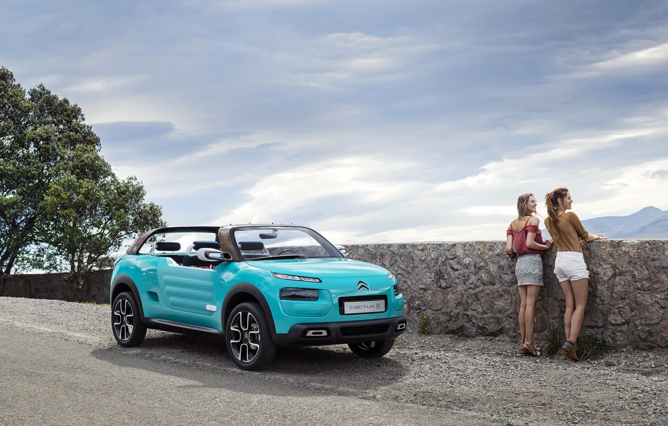 Photo wallpaper the concept, Citroen, Citroen, 2015, Cactus M, Conept