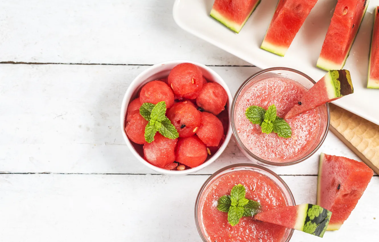 Photo wallpaper watermelon, juice, cocktail, summer, fresh, drink, watermelon, tropical