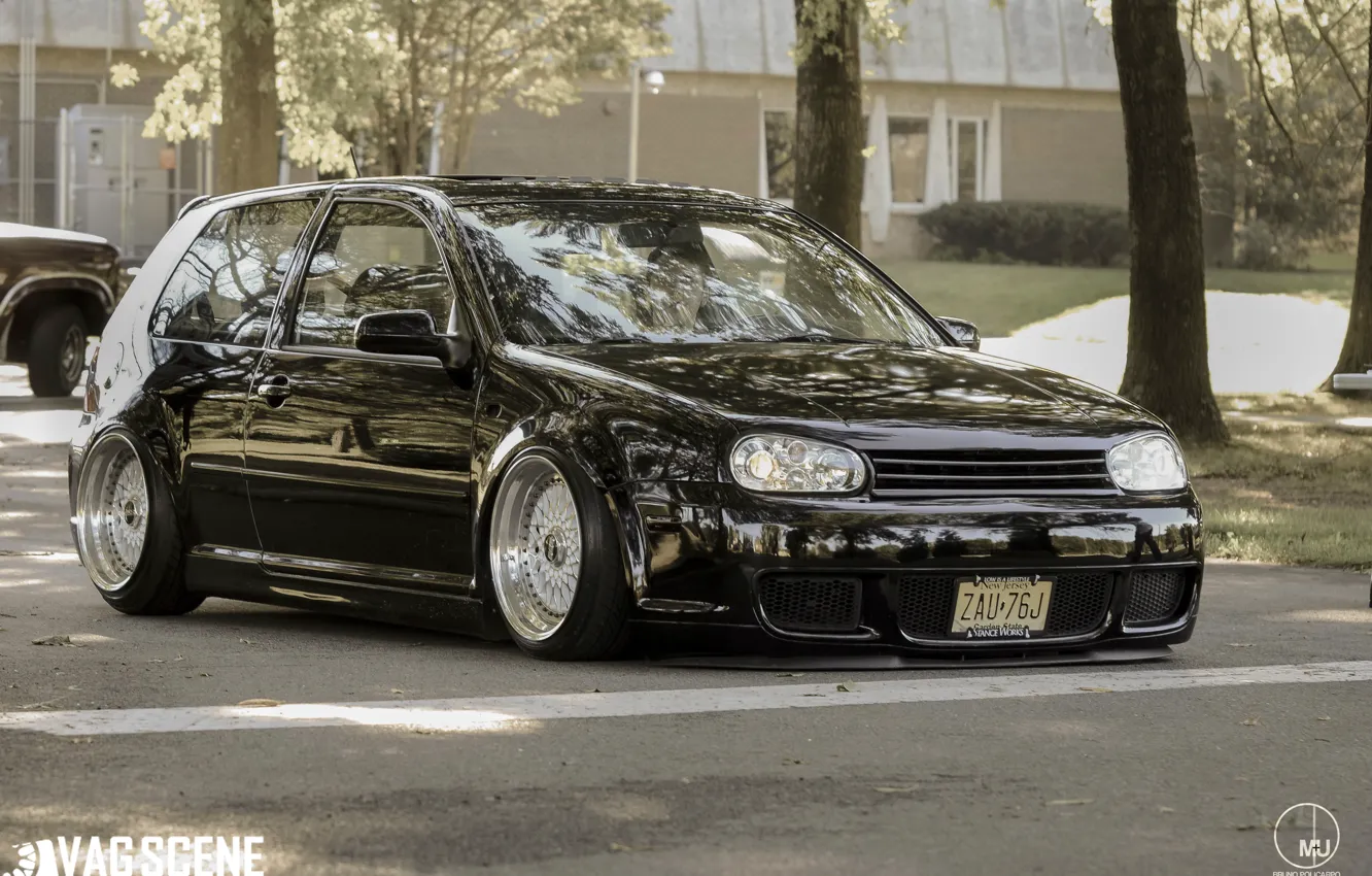 Photo wallpaper Volkswagen, golf, tuning, GTI, Volkswagen