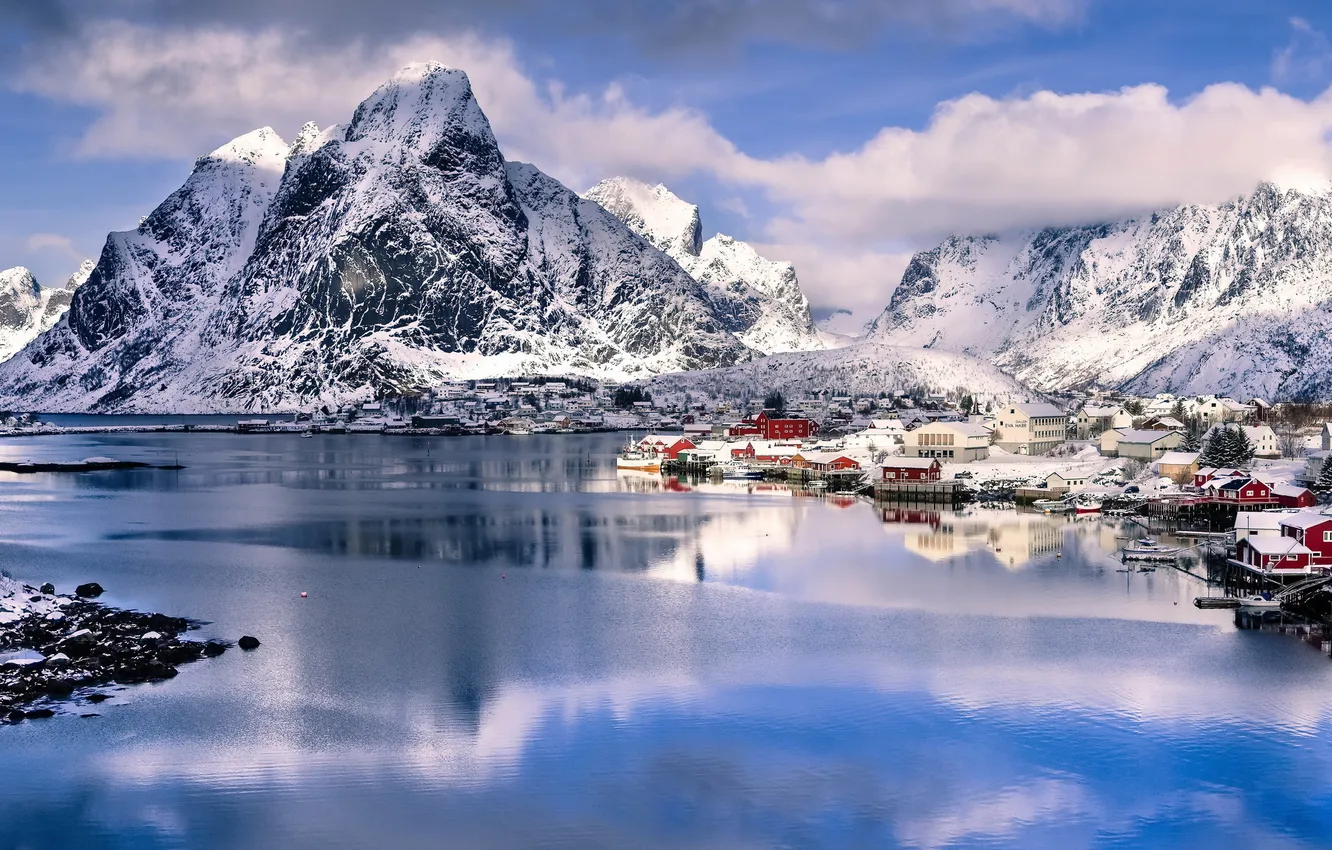 Photo wallpaper landscape, panorama, Pure