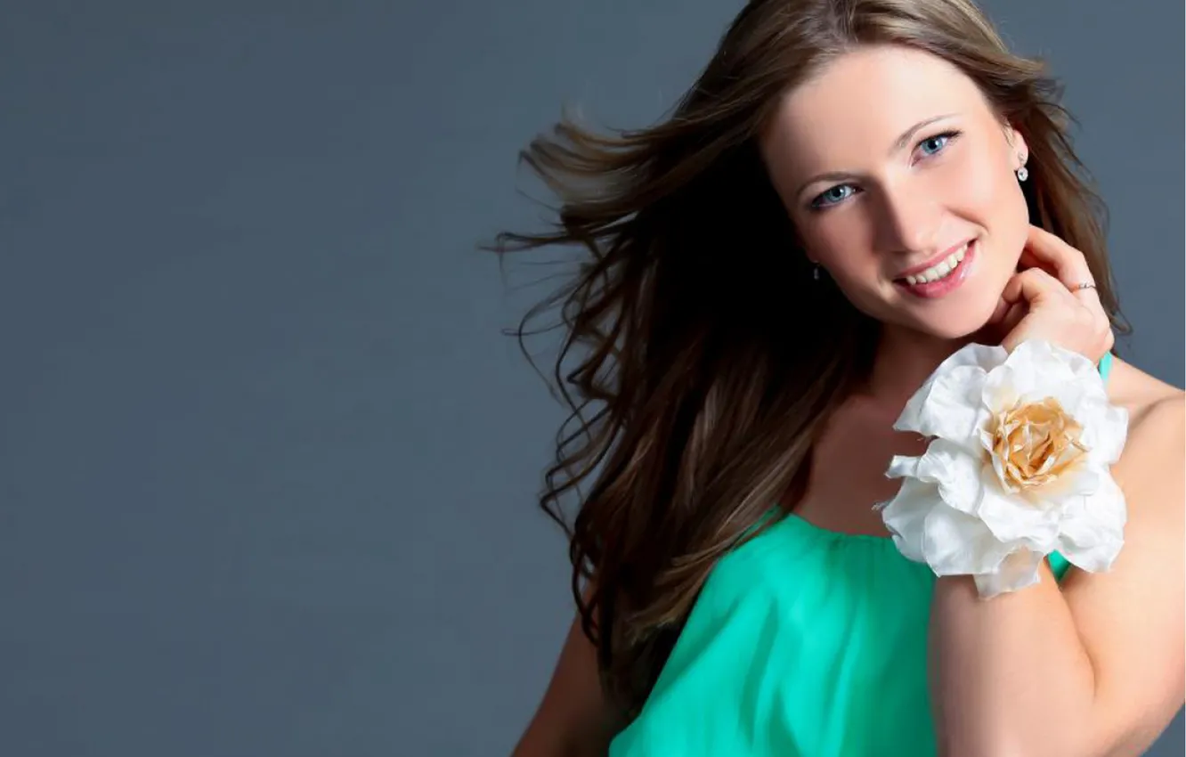 Photo wallpaper smile, photoshoot, Daria, Domracheva