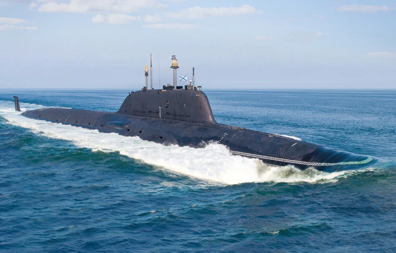Photo wallpaper submarine, multipurpose, atomic, project 885M