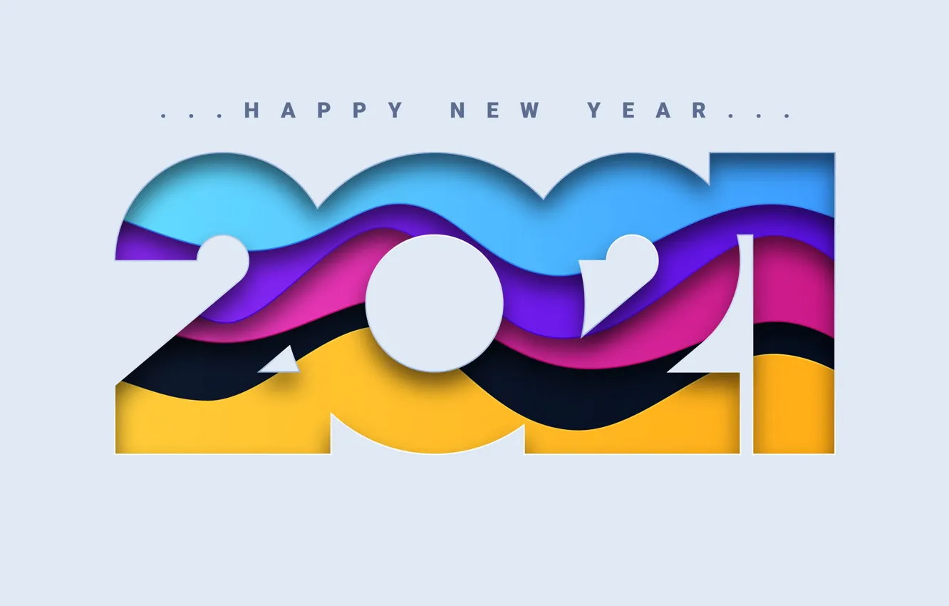 Photo wallpaper new year, happy new year, celebration, 2021