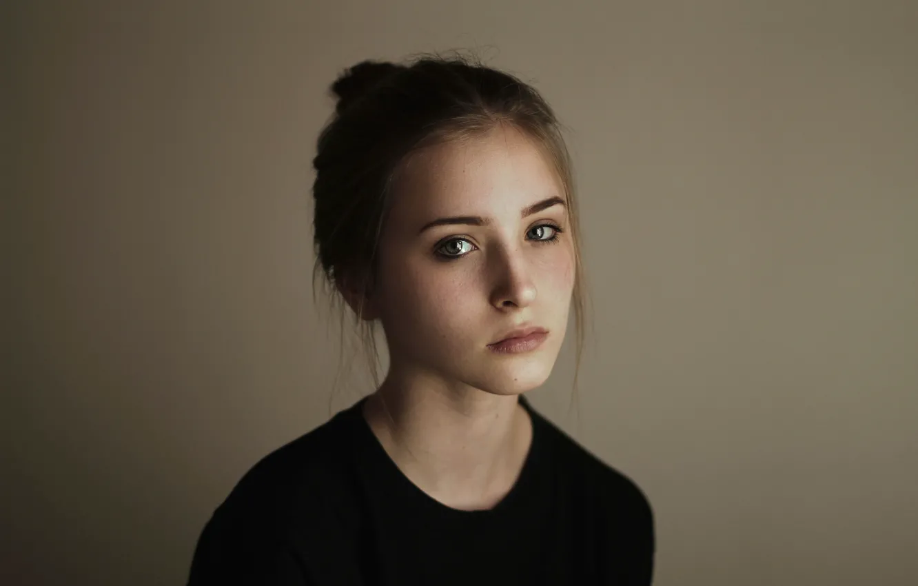 Photo wallpaper the beauty, selfportrait, Vicki