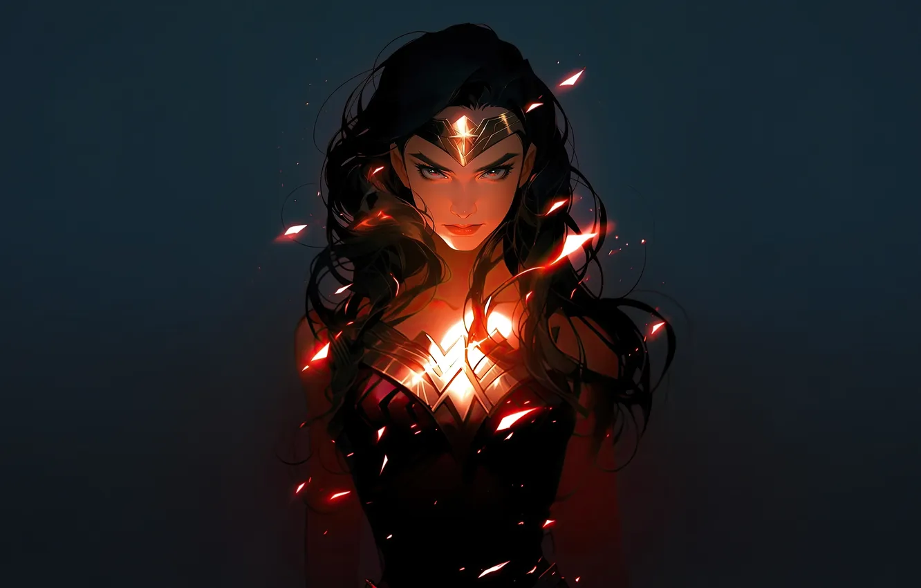 Photo wallpaper woman, warrior, Wonder