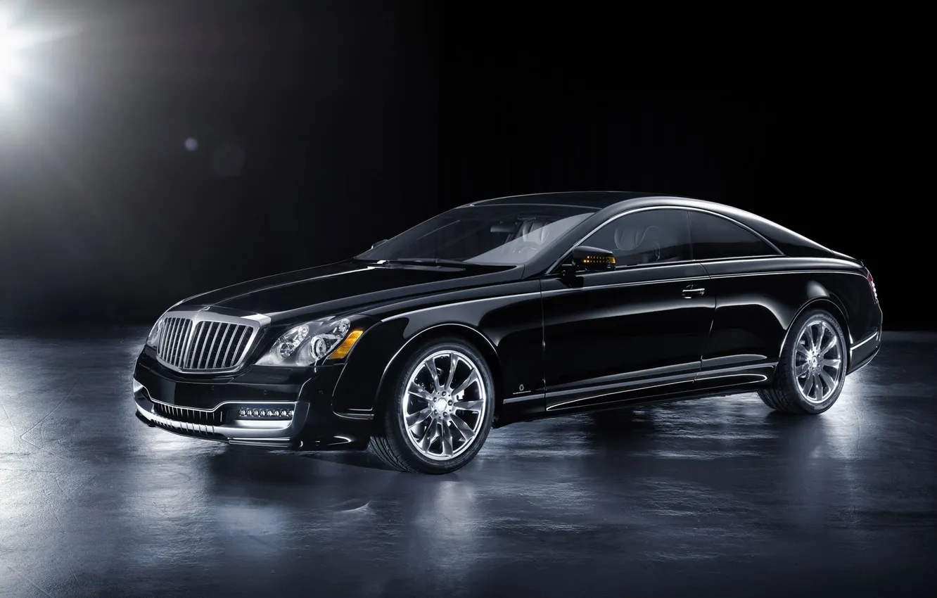 Photo wallpaper black, Maybach, Xenatec