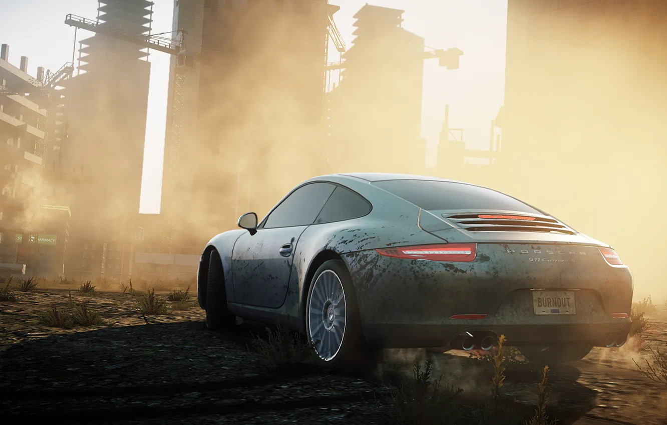 Photo wallpaper machine, car, Need for Speed, Electronic Arts, porche, Most Wanted