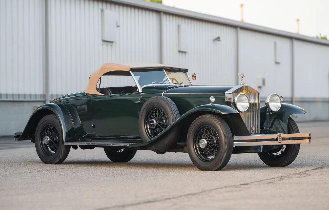 Photo wallpaper Roadster, 1932, retro cars, Retro Cars, Rolls-Royce Phantom II, Henley Brewster, Rolls-Royce Phantom II Henley …