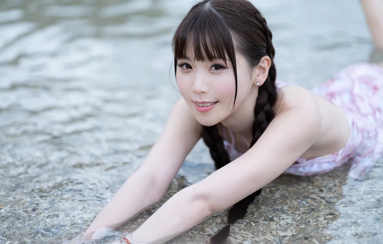 Photo wallpaper girl, sexy, asian