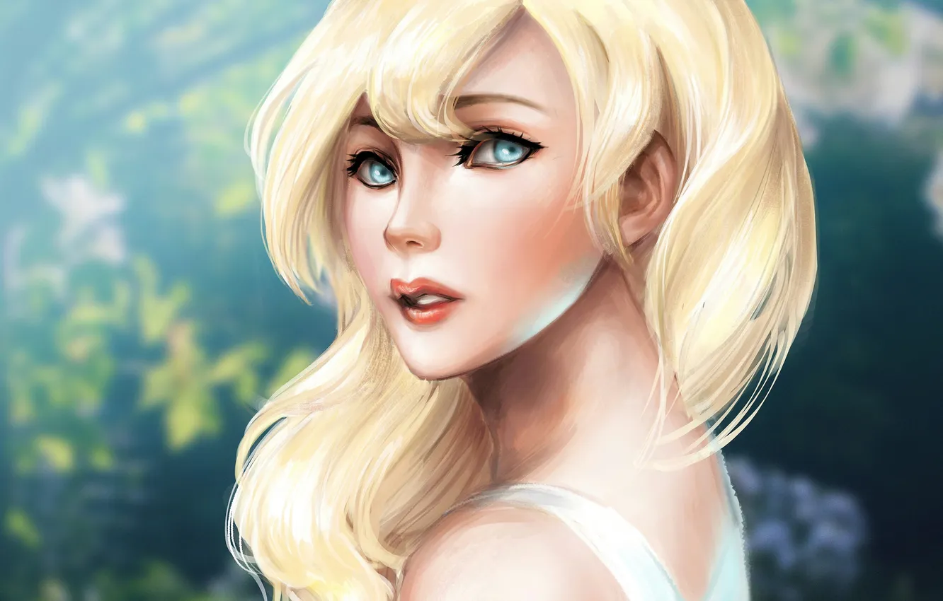 Photo wallpaper look, hair, girl, namine, Dead Fantasy