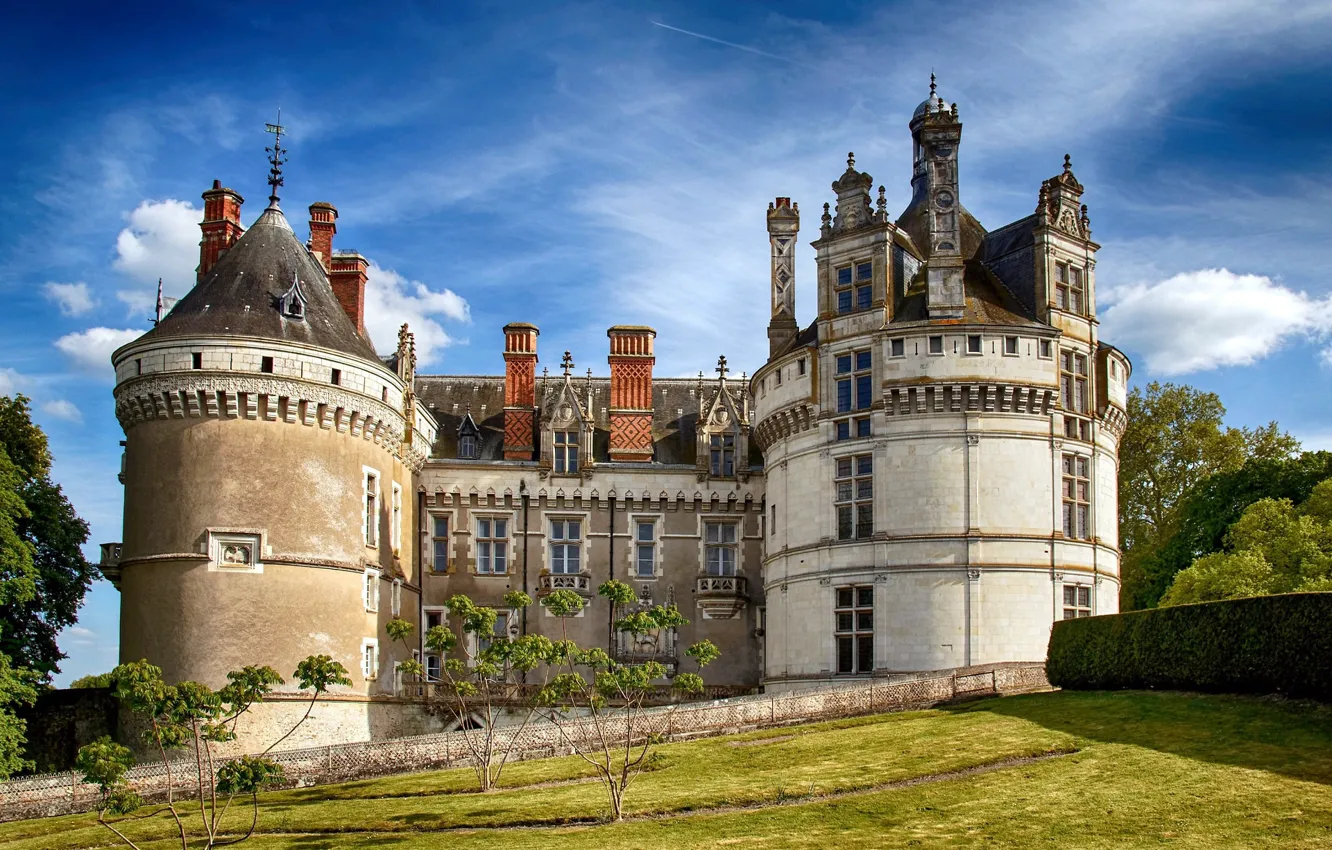 Photo wallpaper castle, France, Chateau du Lude