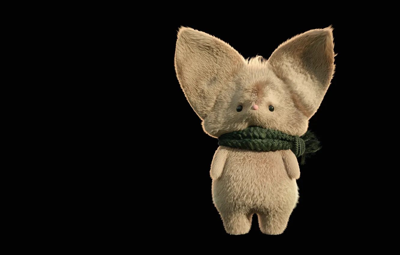 Photo wallpaper baby, scarf, Furry Toy WIP II, Jesus Fernandez