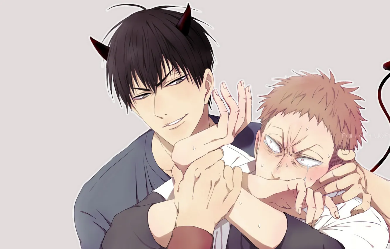 Photo wallpaper Heh Tien, Mo Guan Shan, the demon, smile, guys, red, 19 Days, 19 days