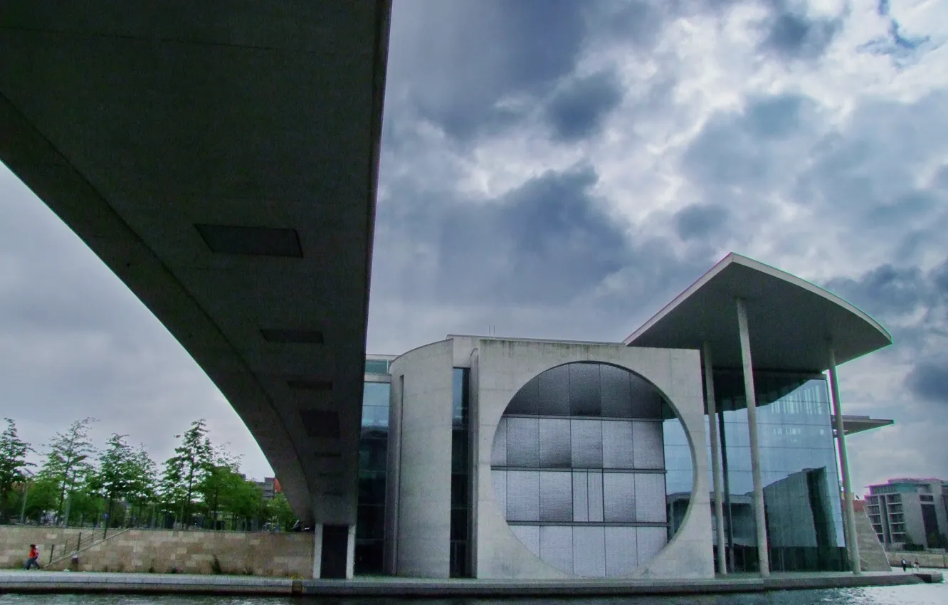 Photo wallpaper Berlin, Marie-Elisabeth-Lüders-Haus, German Bundestag