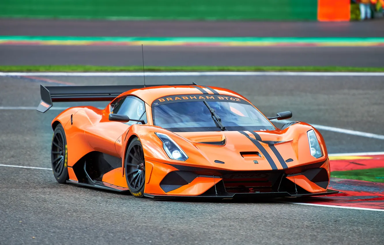 Photo wallpaper racing car, racing track, 2020, Brabham, BT62, Competition Specification