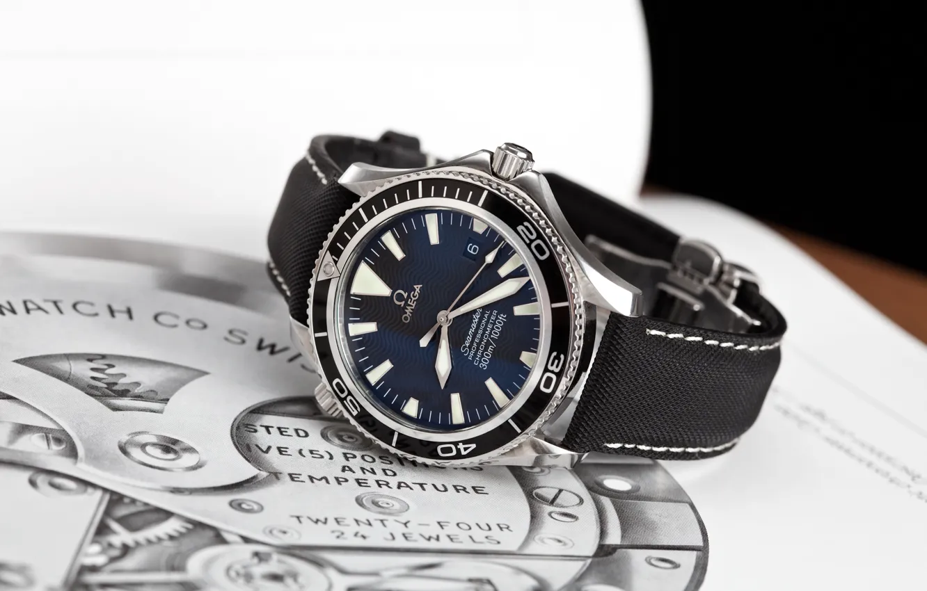 Photo wallpaper watch, Seamaster, Professional, OMEGA