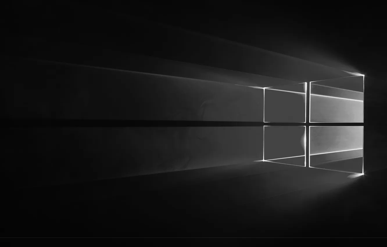 Photo wallpaper Windows, BACKGROUND, BLACK, LOGO