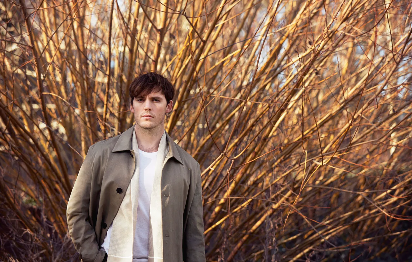 Photo wallpaper look, actor, Sam Claflin