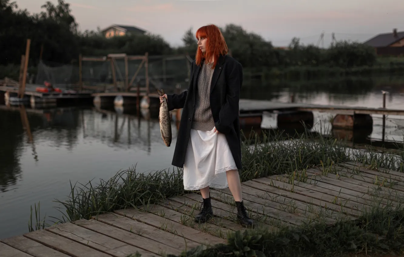 Photo wallpaper fish, Alice, Andrey Frolov