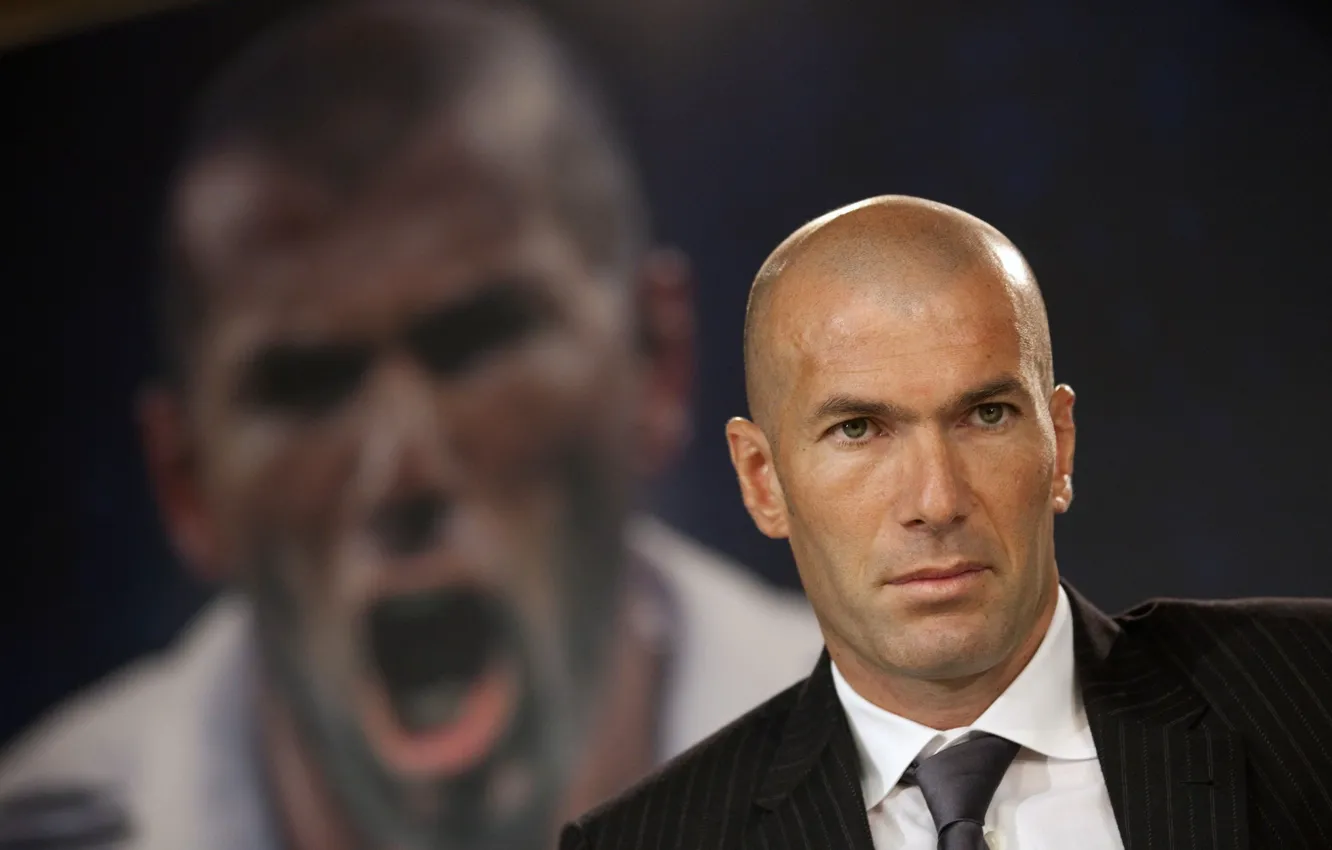 Photo wallpaper football, sport, male, legend, player, Real Madrid, Real Madrid, Zinedine Zidane
