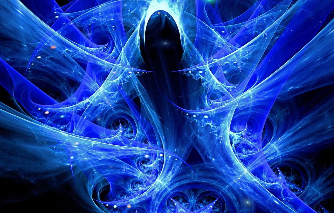 Photo wallpaper line, circles, abstraction, cast