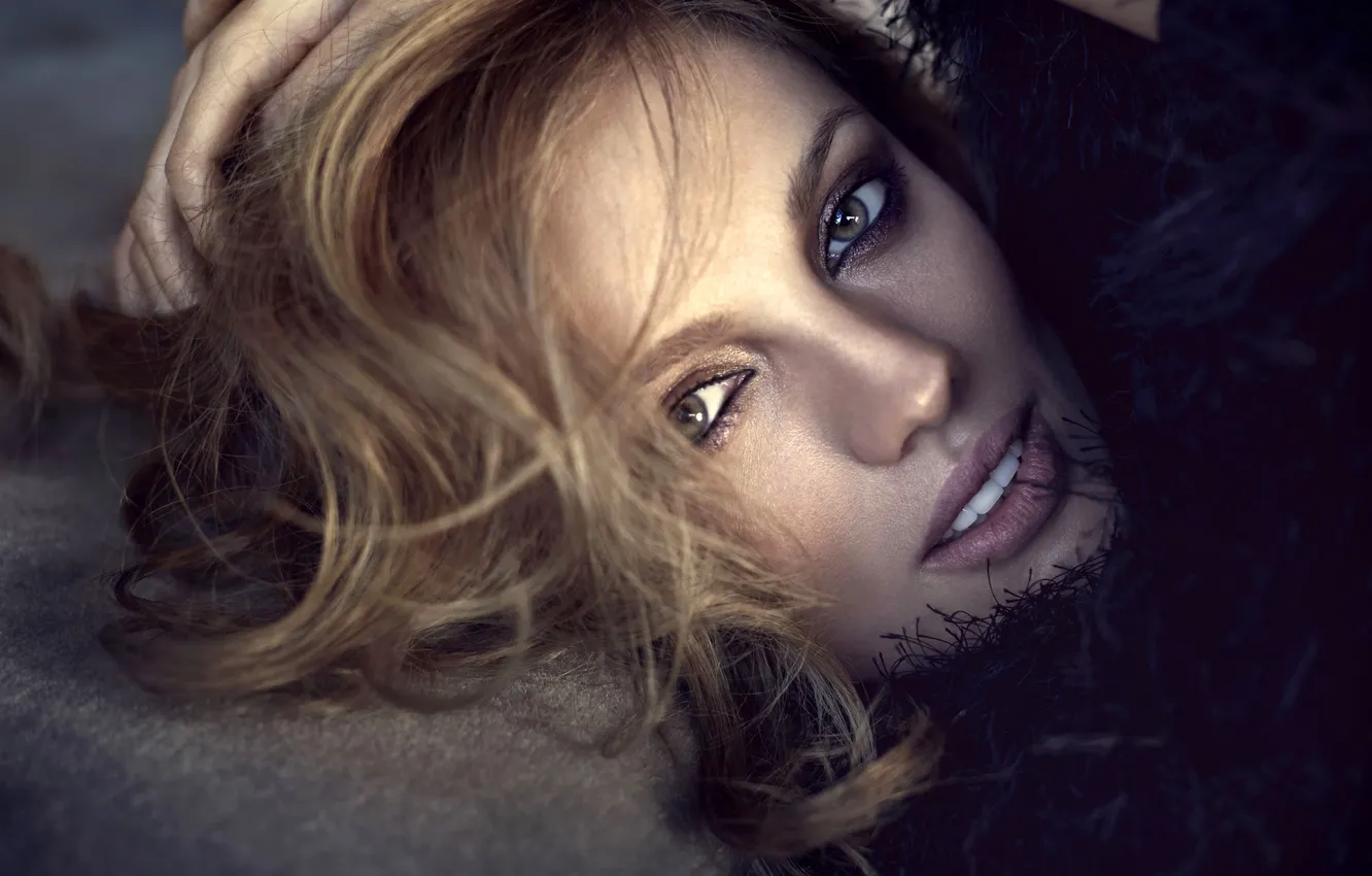 Photo wallpaper face, model, hair, makeup, actress, Bar Paly, Bar Paly