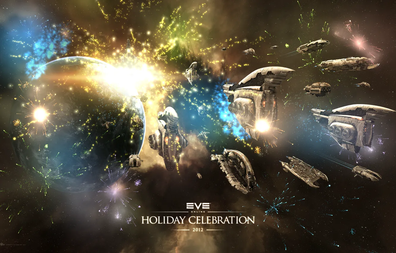 Photo wallpaper space, fiction, eve