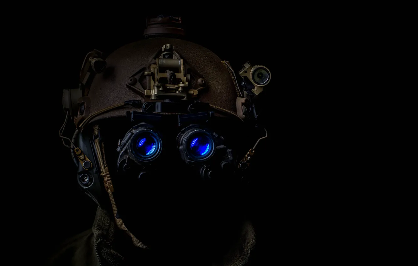 Photo wallpaper army, glasses, helmet, equipment, helmet