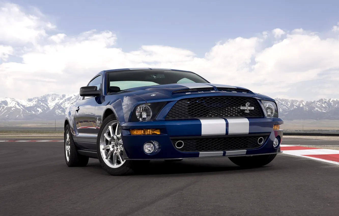 Photo wallpaper Mustang, Ford, Shelby, GT500, 2008, Mustang, Ford, 40th Anniversary