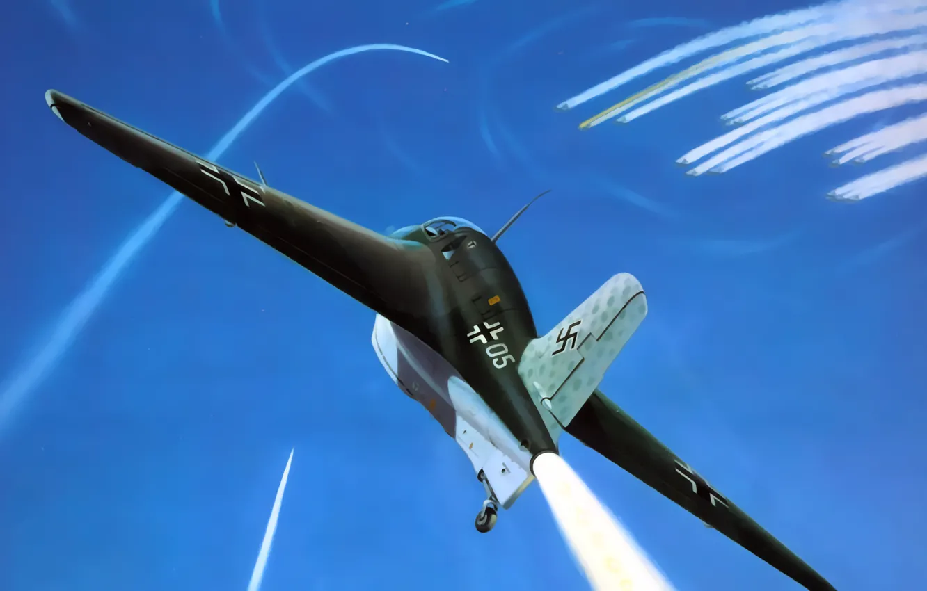 Photo wallpaper aircraft, war, art, airplane, aviation, dogfight