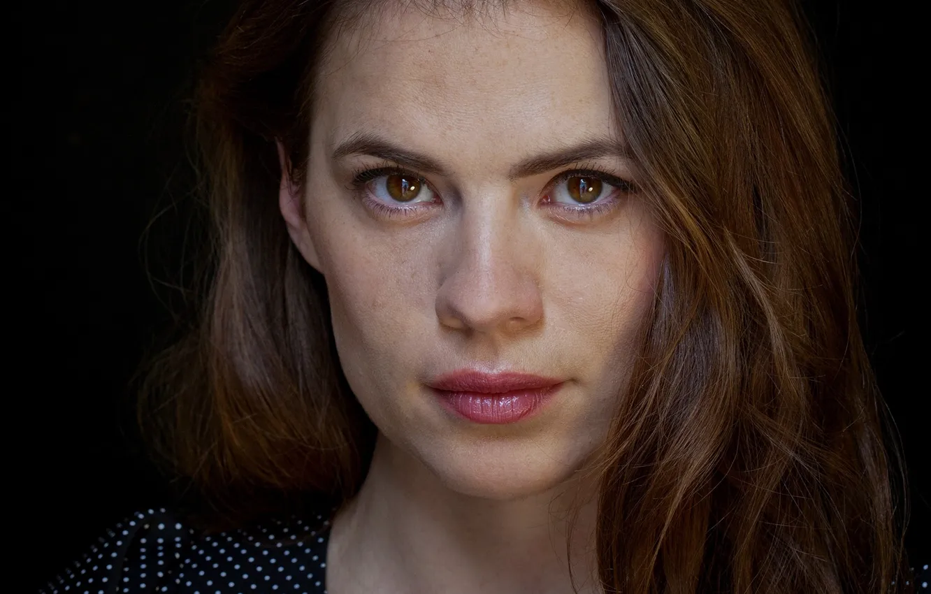 Photo wallpaper girl, lips, Hayley Atwell, Hayley Atwell