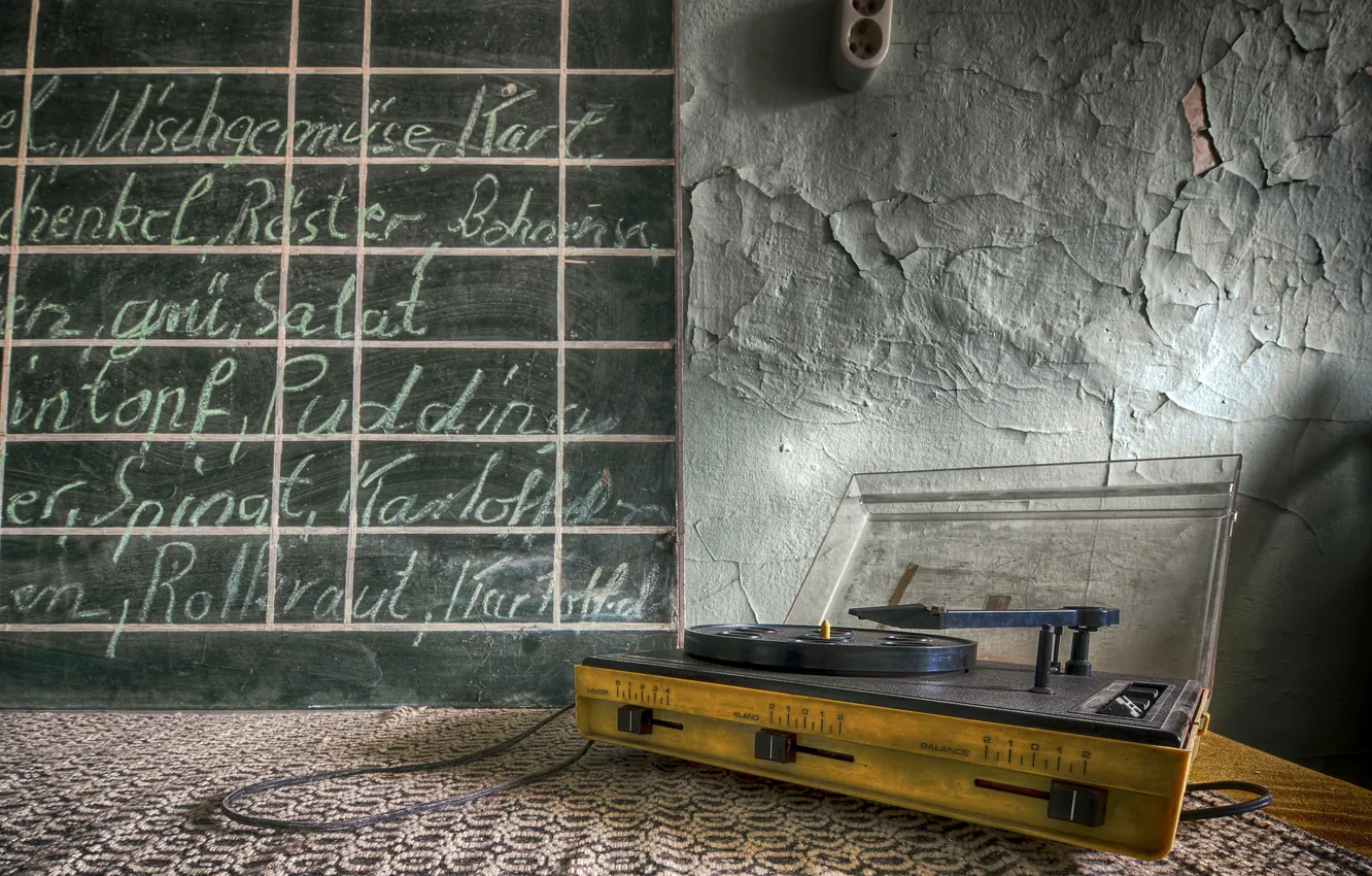 Photo wallpaper music, vinyl, record player