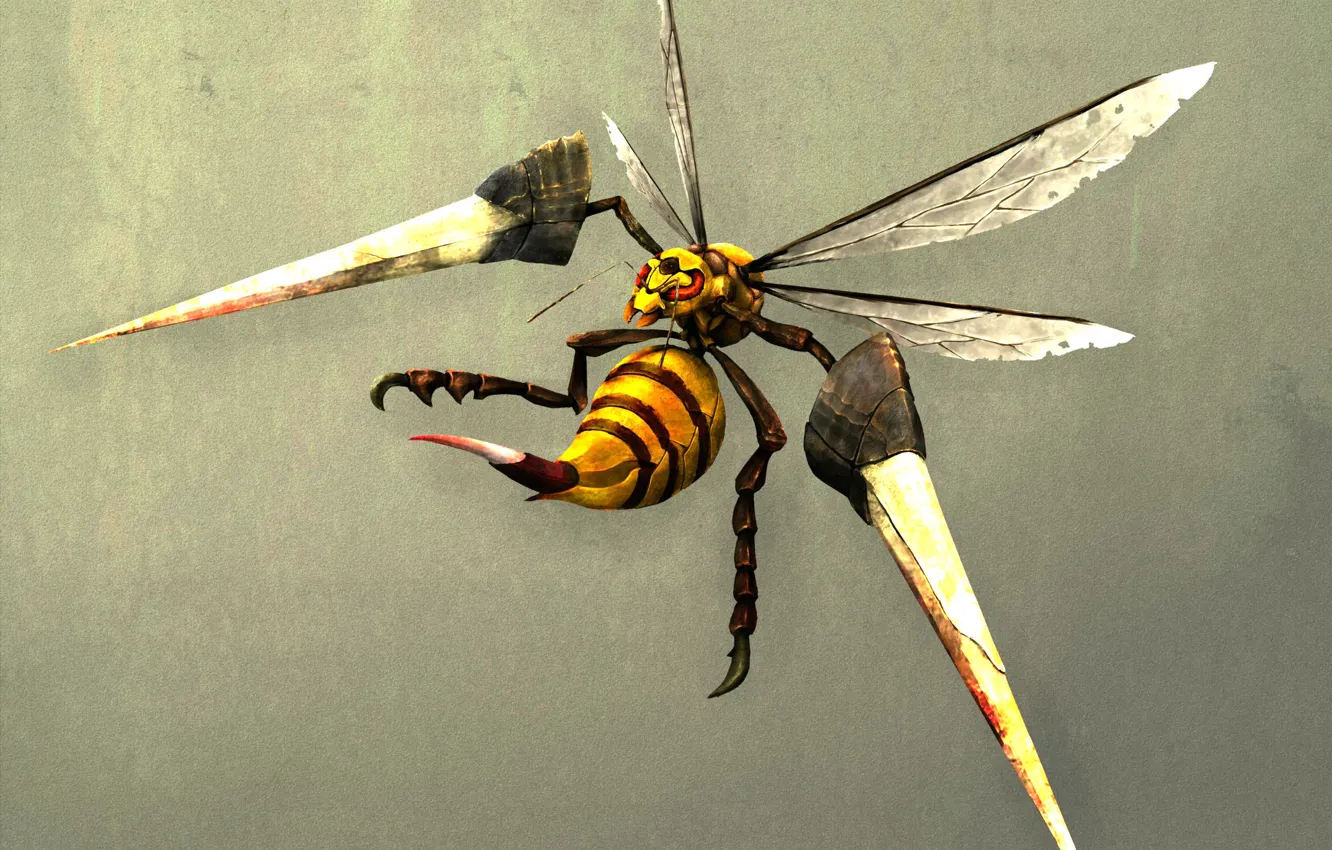 Photo wallpaper OSA, insect, pokemon, pokemon, beedrill, Beedrill