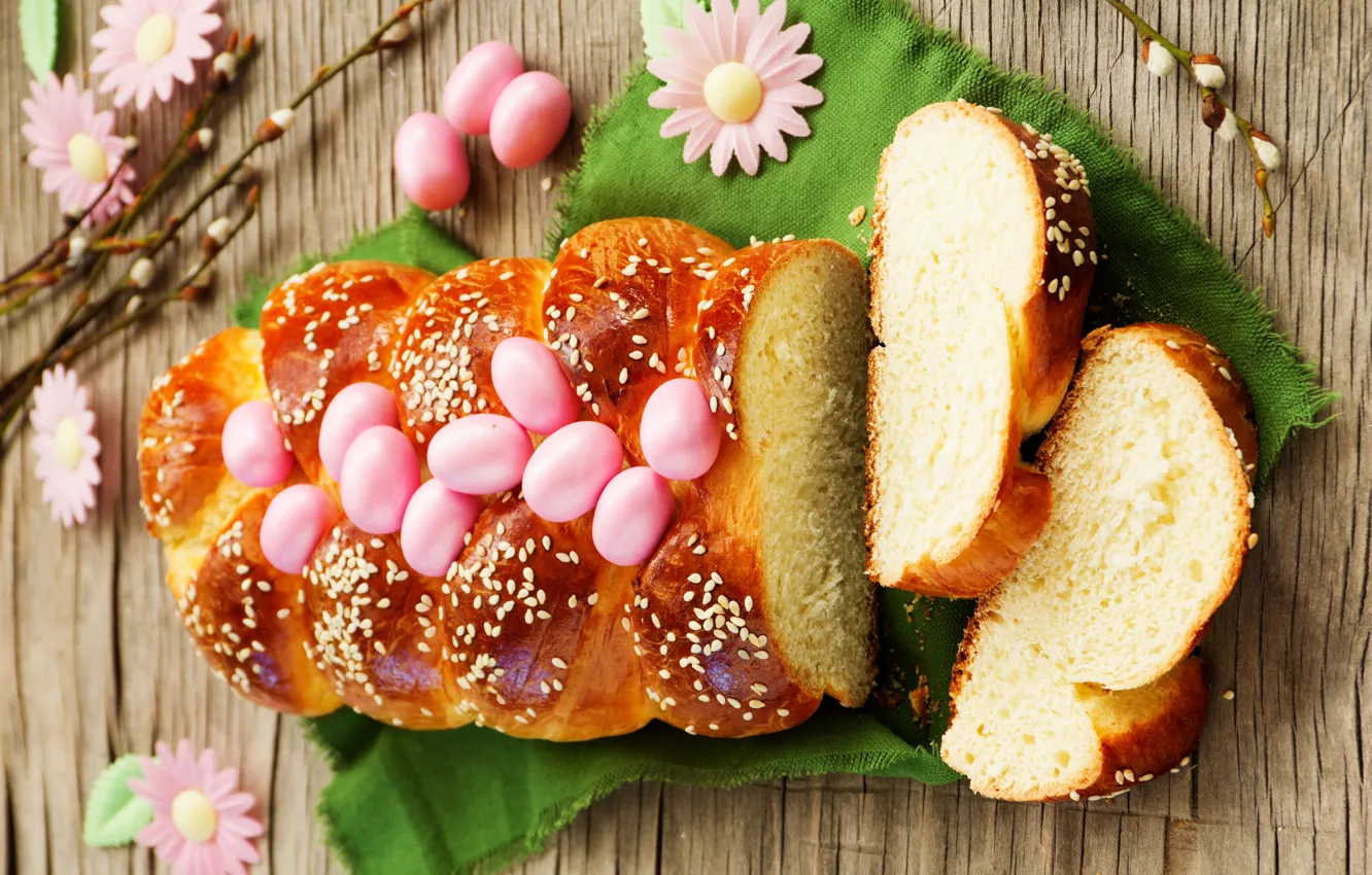 Photo wallpaper photo, holiday, food, eggs, Easter, cakes