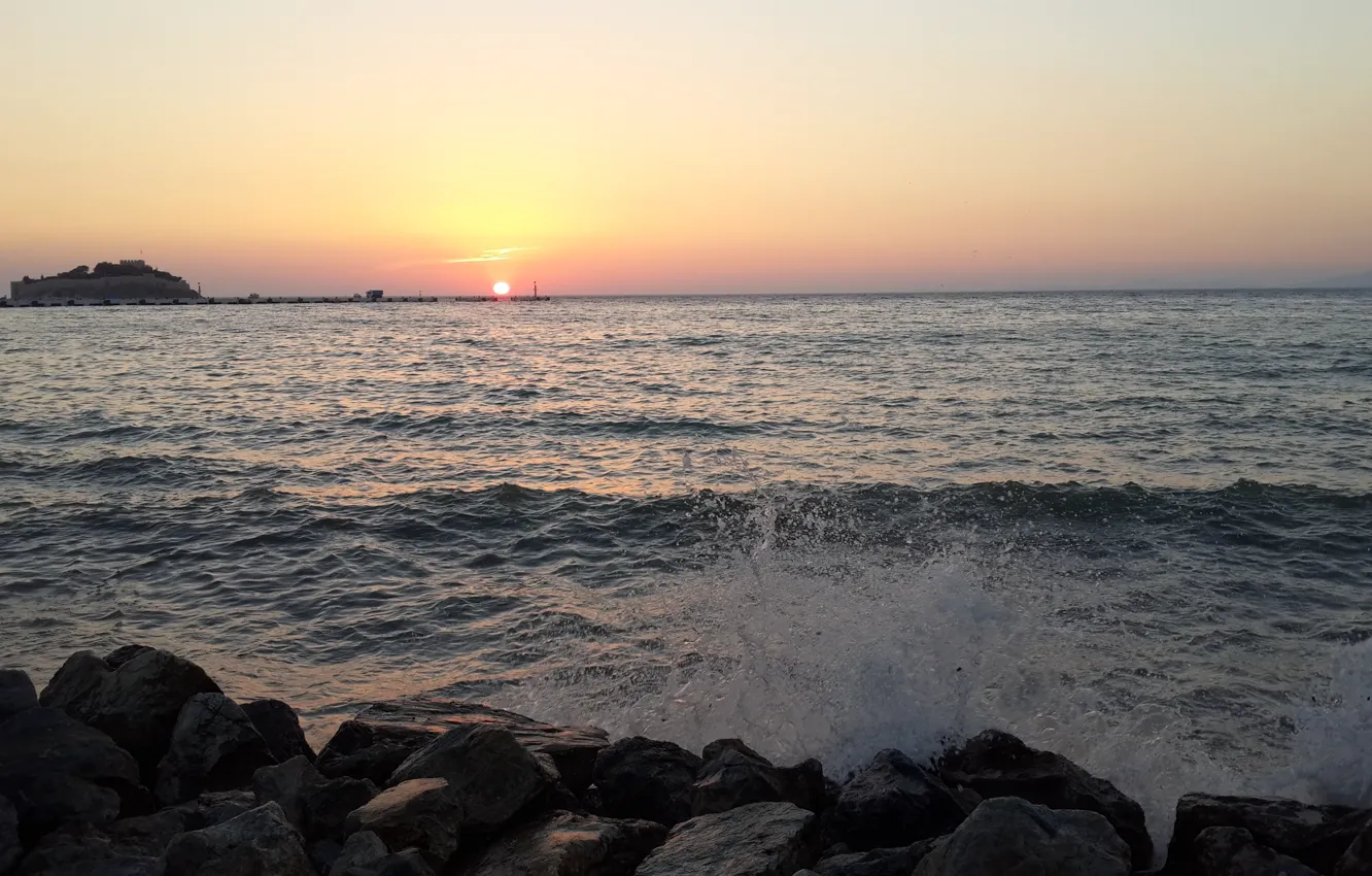 Photo wallpaper sea, sun, Turkey, holiday, Kusadasi