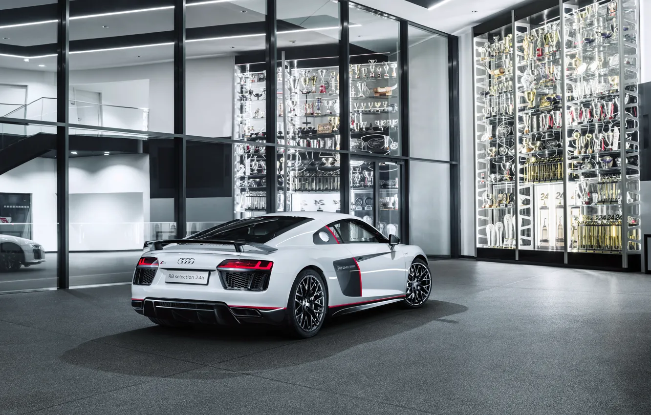 Photo wallpaper Audi, Audi, white, supercar