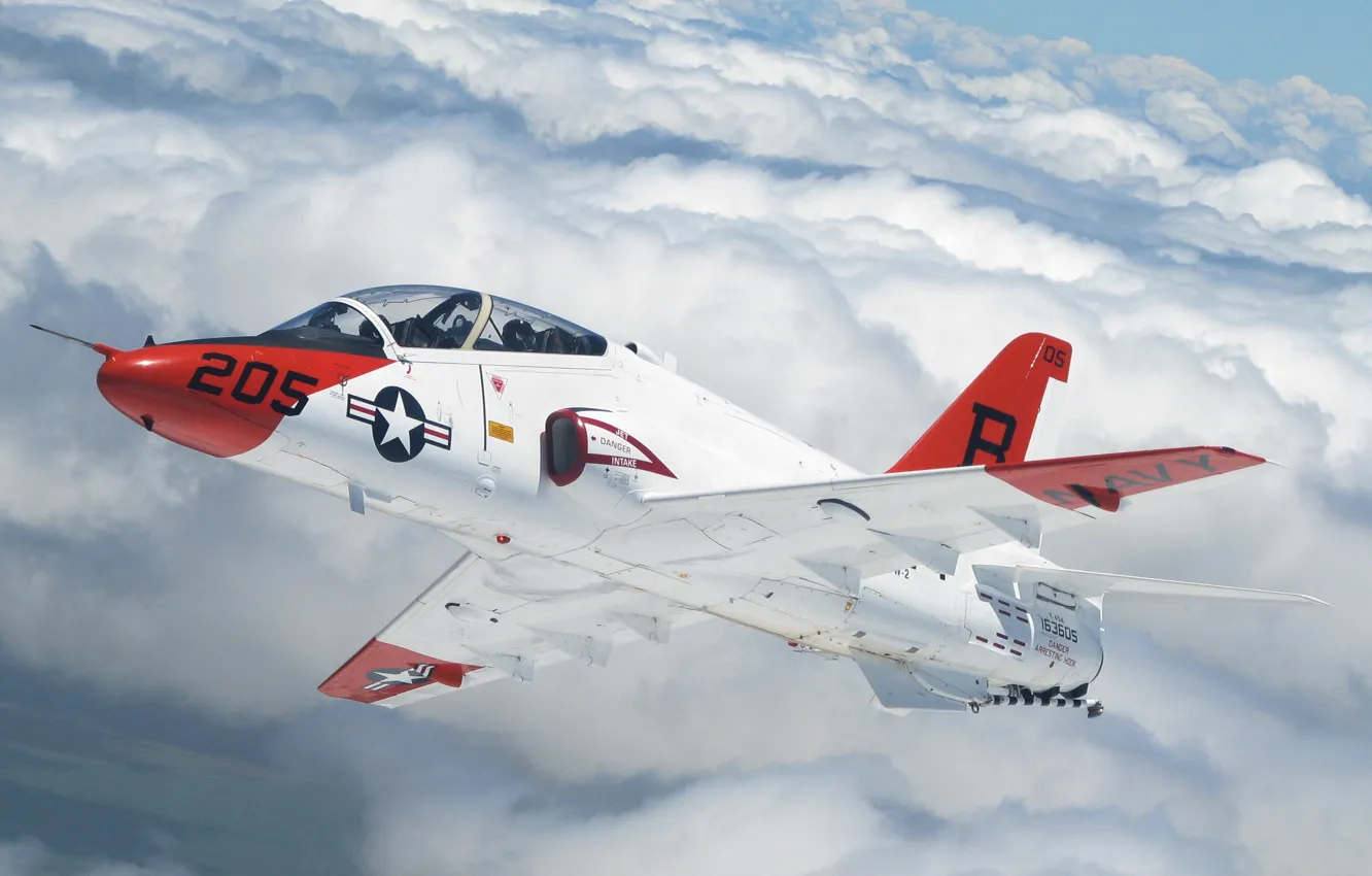 Photo wallpaper US NAVY, Systems, UTS T-45A, Goshawk, Bingue