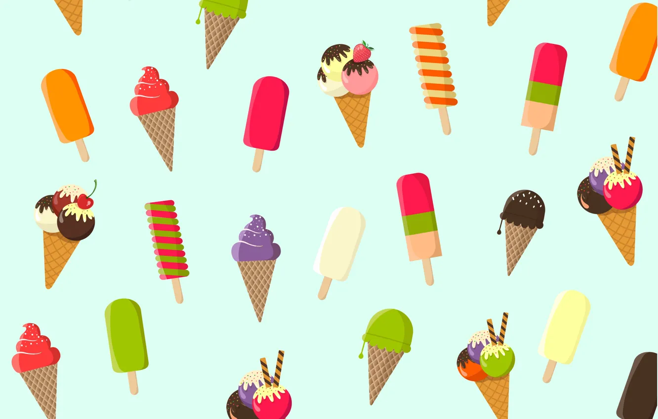 Photo wallpaper background, texture, ice cream, dessert