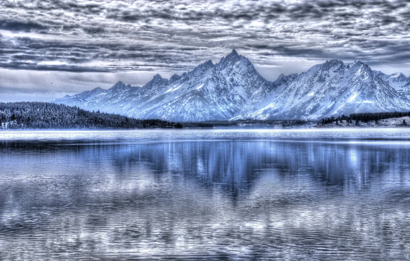 Photo wallpaper nature, Wyoming, Teton National Park