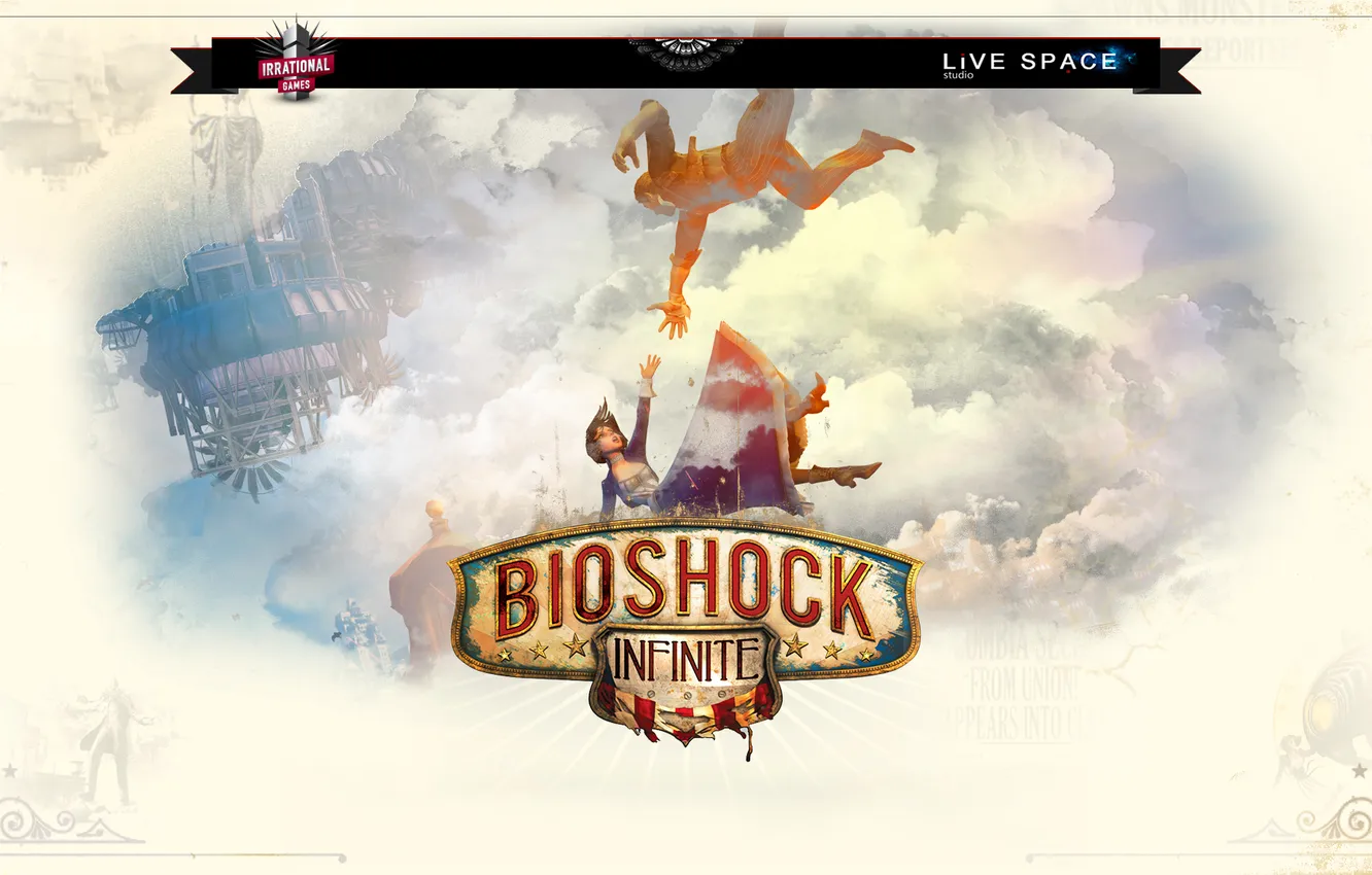 Photo wallpaper Irrational Games, LiVE SPACE studio, Bioshok Infinite