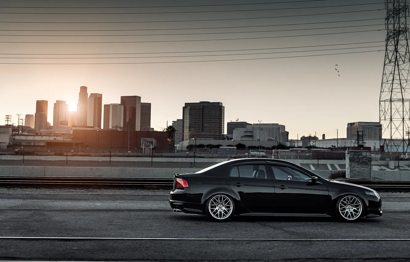 Photo wallpaper the city, Honda, Accord, Honda, chord, Acura, Acura, TSX