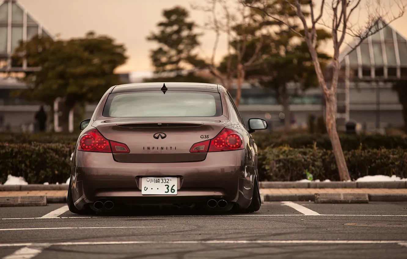 Photo wallpaper tuning, infiniti, infiniti, g35, low, stance