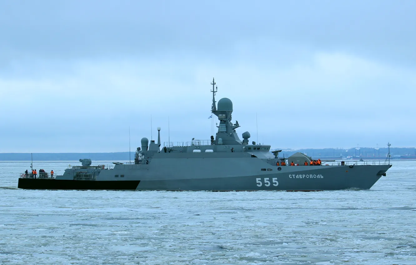 Photo wallpaper ship, rocket, small, cipher Buyan