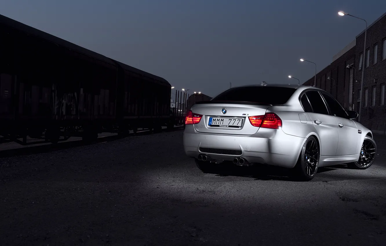 Photo wallpaper BMW, E90