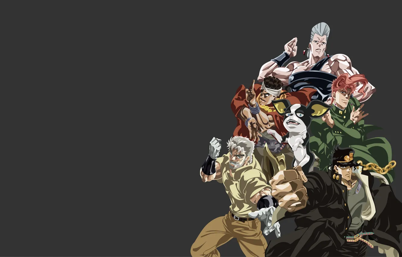 Photo wallpaper game, anime, manga, japanese, JoJo no Kimyo na Boken, JoJo's Bizarre Adventure