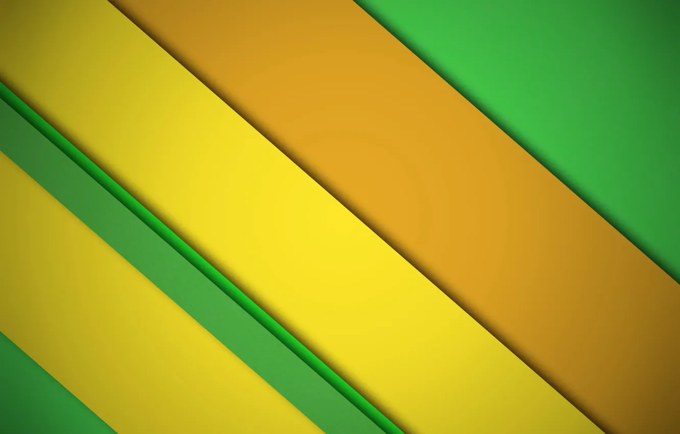 Photo wallpaper orange, yellow, green, design, lines background, color, material