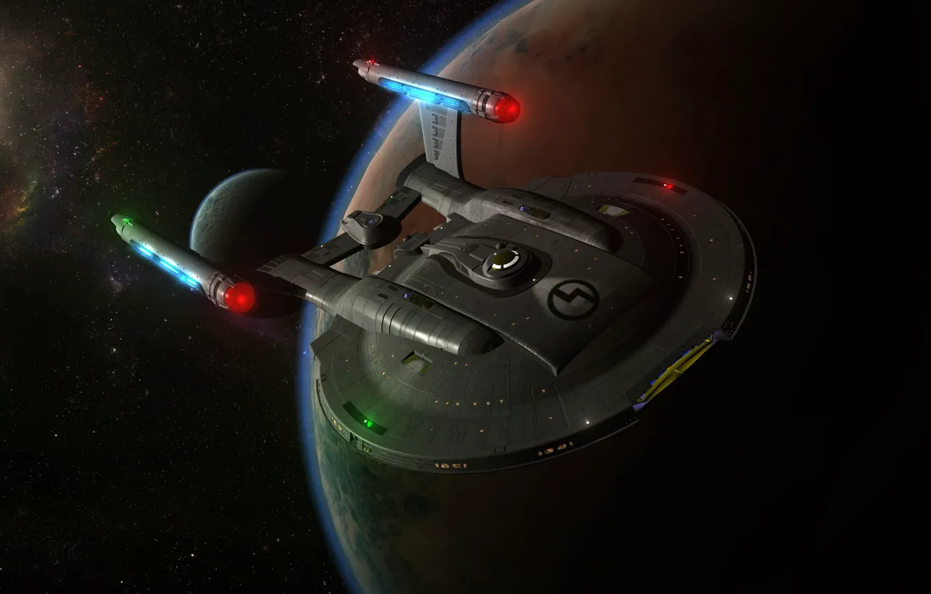 Photo wallpaper space, stars, planet, solar empire