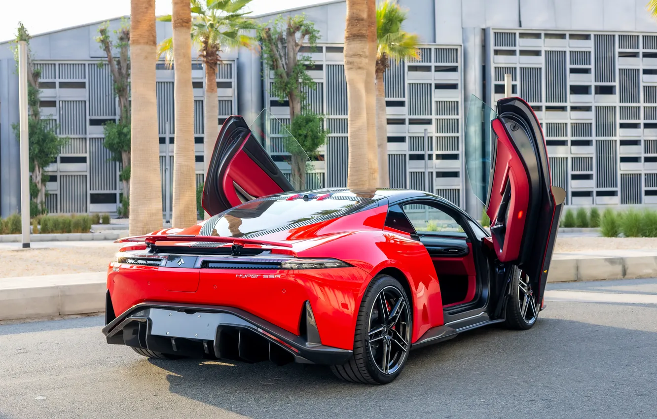 Photo wallpaper supercar, Aion, rear view, Supercar, 2023, Aion Hyper SSR, Hyper SSR